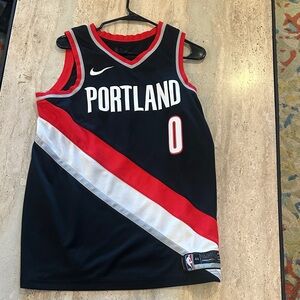 Nike NBA Swingman Jersey Damian‎ Lillard Blazers Icon Edition men’s medium EUC
